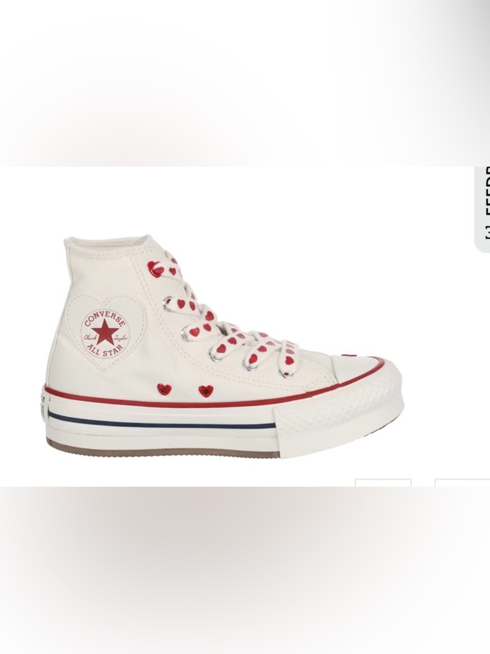 GIRLS LITTLE KID CHUCK TAYLOR ALL STAR EVA LIFT SNEAKER 3.5